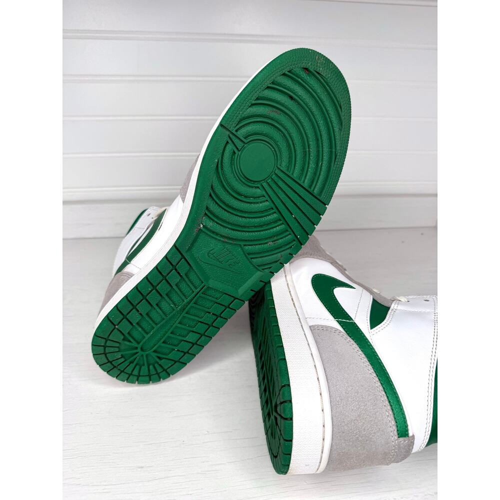 Air Jordan 1 Mid SE Grey Pine Green DC7294-103 Men’s Size 11 White Grey - Picture 6 of 8